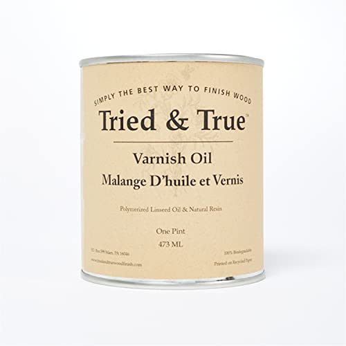 Tried & True Superior Varnish Oil Wood Finish, Pint - Natura...