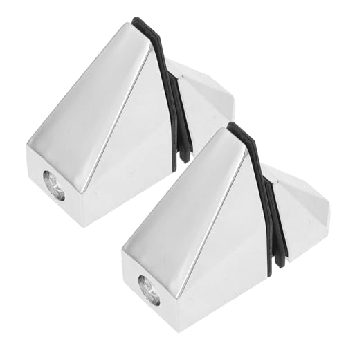 OSALADI 2piezas Soportes De Resistente Soportes Para Estantes De Vidrio Ajustables