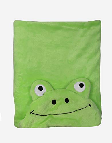 Plush Baby Blanket For Boy Or Girl. Super-Soft Microfiber Fleece In Animal Designs.  Fab Gifts! Soft Enough For Swaddle/Receiving Wrap,  Sturdy Enough For Years Of Toddler Cuddles. 30X36 + Hood #TOP1