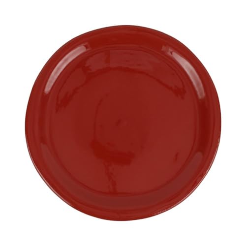 Vietri Cucina Fresca Dinner Plate Handcrafted Terra Cotta Ceramic Dining Dish Elegant Tableware 10.5 Inch Paprika Vietri Cucina Fresca Dinner Plate Handcrafted Terra Cotta Ceramic Dining Dish Elegant Tableware 10.5 Inch Paprika