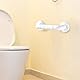 Sicherheitsgriff, 30 cm Haltegriff Sicherheitsgriff Badewanne Edelstahl Badezimmer Halte Griff Duschgriff Weiß Rutschfester Badezimmer Griff für Badewanne WC
