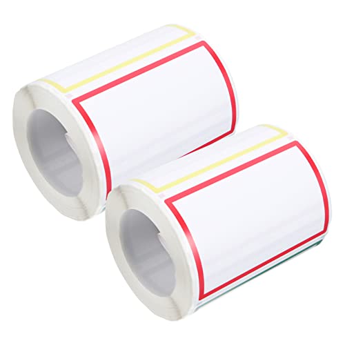 HOUDERCO 2ボリューム 名前ステッカー 空ラベルステッカー 類マーキング 学校用 タグ 家 整理収納 ホワイトボード用消去ラベル 生徒用付箋