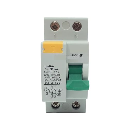 Disjoncteur différentiel Type B 2P 16A 100mA pour protection de borne de recharge électrique