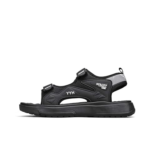 Men's open toed hiking outdoor non slip sandals, comfortable summer casual slippers, gym hiking shoes