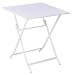 Produktbild NACH ki-2037 Bistro Style Foldable Metal Table White