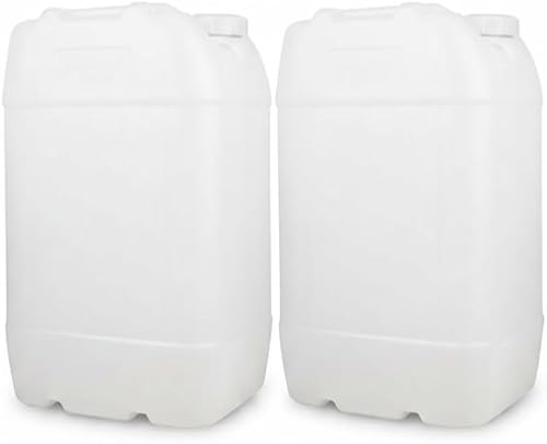 25L Food-Grade Plastic Water Container for Camping and Emergencies - 2 Pack