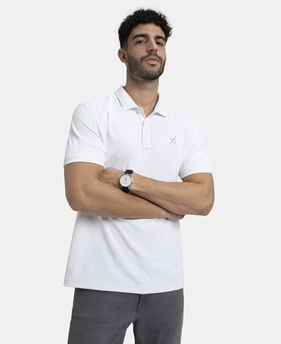 Image of Jockey AM38 Men's Microfiber Fabric Solid Half Sleeve Polo T-Shirt with StayDry & StayFresh Technology