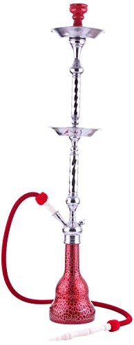 Aladin "Uyuni" Shisha, circa 110 cm, rot