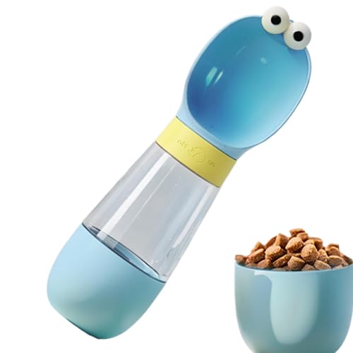 Dispensador de Botellas de Agua para Perros: dispensador de Agua Desmontable para Mascotas con alimentador para Beber, dispensador de Agua portátil para Perros de Viaje a Prueba de Fugas | Botella de