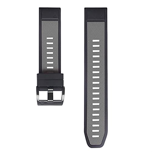 Bracelet montre Garmin Fenix 6 en silicone pour le sport et le quotidien 22mm
