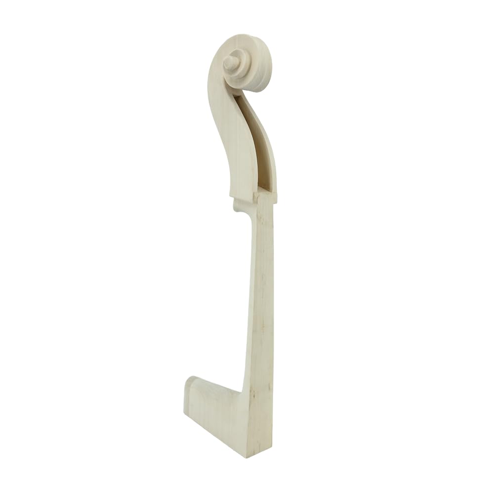 Manico verticale per contrabbasso 3/4, in legno d'acero, per riparazioni fai da te, ideale per strumenti di qualità, progetti, contrabbassi, sostituzione non porosa non finita (3/4)