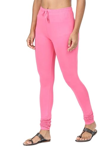 Image of Robinbosky Cotton Churidhar Leggings for Women - Stylish, Stretchable & Flattering Fit for All-Day Comfort