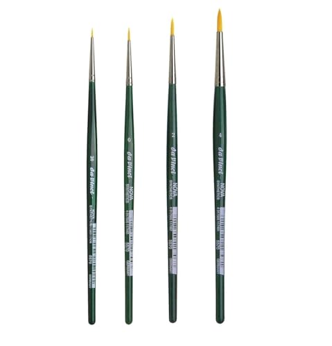 Pinceaux Aquarelle Synthétiques Nova 5570 : évitez la perte de poils n° 2/0-4 - 4