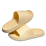 Cloud Sliders - Pantuflas para mujer y hombre, ligeras, suaves, gruesas, para los amantes del verano, para el hogar, antideslizantes, para ducha, baño, piscina, playa, interiores y exteriores