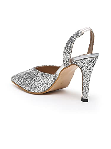 Image of Flat n Heels Womens HeelsFnH 1056-SIL