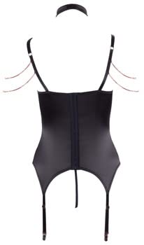 Chemise et string à bretelles ajustables fini les complexes