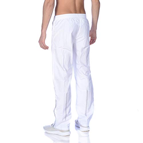 Arena Unisex Adult Arena Team Line Warm-Up Tracksuit Lightweight Athletic And Pants Warm Up Jacket, White - Pants, Large Us #TOP2