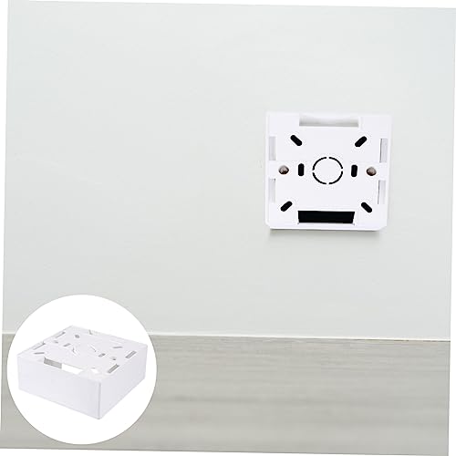 DOITOOL 10 Peças Caixa De Junção Caixa Elétrica De Plástico Caixa De Soquete Caixa De Instalação Ext