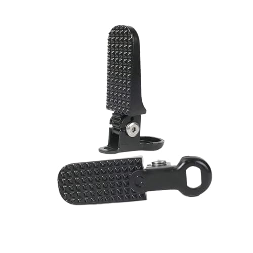 Repose-pieds arrière pour vélo électrique avec 2 pédales pliables en métal