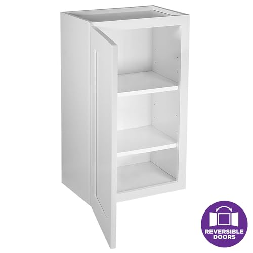 Image of Design House Brookings Kitchen Wall Cabinet, 18 inch, White