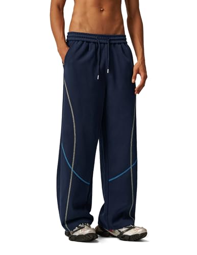 Aelfric Eden Color Blocking Stitch Baggy Sweatpants Casual Barrel