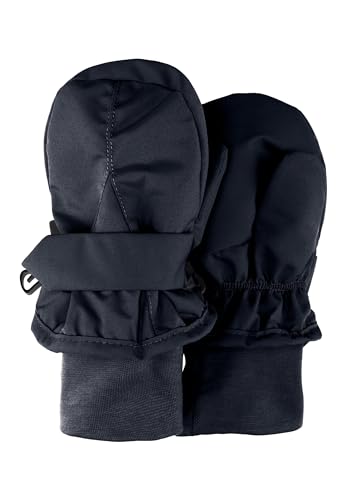 Sterntaler Rips Fäustling mit Daumen, wasserabweisend, mit elastischem Bündchen (Bio) und Klettverschluss - Unisex Accessoires für Babys & Kleinkinder - warm und funktional - marine, Gr. 3