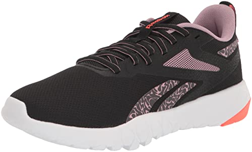 Reebok Women's Flexagon Force 4.0 Cross Trainer, Black/Infused Lilac/Orange Flare, 8