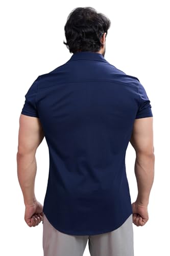 Image of FUAARK Mens Slim Fit Breathable, Lightweight & Stretchable Shirt for Casual wear