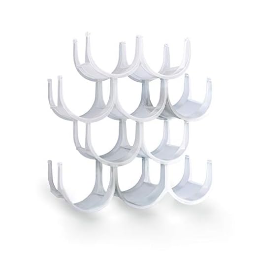 Balvi - botellero Scales para 10 Botellas. Formado por 10 módulos Individuales. Permite Diferentes co