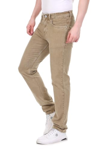 Image of Cotton Comfort Fit Jeans for Men | Full-Length Solid Denim Pants with Button Closure, Embroidered Design, Mid-Rise Casual Trousers for Daily | Classic Jeans for Office Bottoms (DI-249)