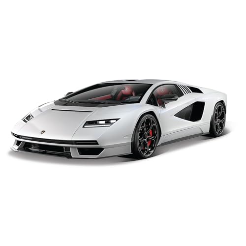Bburago STREET FIRE LAMBORGHINI COUNTACH Super Car - 1:43 Scale - Incredibly Detailed Die-Cast Replica Collectible Model Vehicle