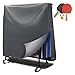 Produktbild Abdeckung Abdeckplane Tischtennisplatte Schutzhülle Outdoor  Pvc-Beschichtung / Verklebte Nähte / Belüftungsfenster  Hülle Für Tischtennis Wasserresistent, Uv-Beständig & Winterfest  185*165*70 Cm