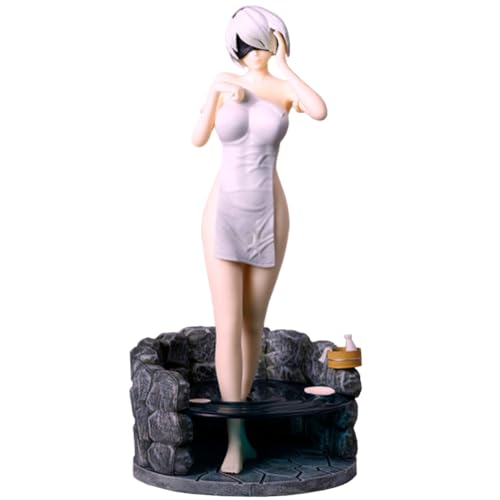 Zhongkaihua Figurine de jeu d'anime Action Figure N°2 Type B 2B Figure debout 22 cm PVC Modèle 2B yorha/2Bautomata Figurines d'action Statue de bureau Décorations...