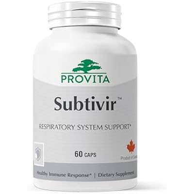PROVITA Subtivir | Immune Support Supplement | Bacillus Subtilis DE111 | IgG-Rich Colostrum | Andrographis Paniculata | Respiratory Health | Lung Support | Immunoglobulin | Immune Booster | 60 Caps