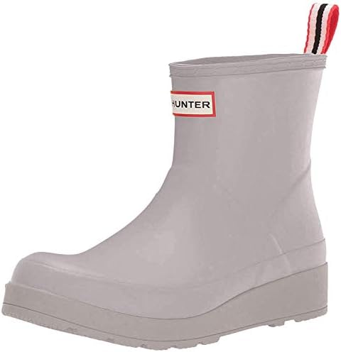 Hunter Original Women's Play Short Waterproof Rain Boots (Zinc Grey, US Size 8)