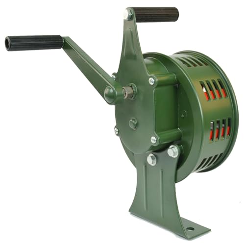 Sirena de Seguridad de Emergencia, Alarma con manivela, Sonido Potente de 120 dB para rescates en Caso de Incendio, inundación, Ataque aéreo o terremoto.