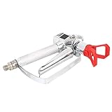Con una boquilla airless roja, el protector de la base protege el aerógrafo de arañazos y mantiene su eficacia.