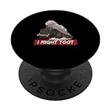 Je pourrais Toot. I Might Toot Model Railroading Train Collector Railroad PopSockets PopGrip Interchangeable
