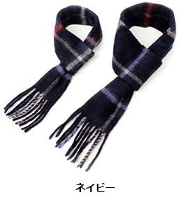 Amazon 犬用マフラー チェック柄マフラーメリノ おしゃれ かわいい 人用も有 犬とお揃い M 全長 55cm 幅 6 5cm ネイビー Inuto 服 アクセサリー 通販