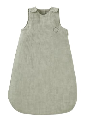 VERTBAUDET Gigoteuse été sans doublure en gaze de coton Bio* vert sauge 0/6M