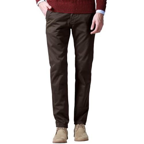 Image of Match Mens Regular-Fit Casual Flat Front Chino Pants