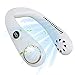 Mini wentylator na kark, przenośny wentylator, z możliwością ponownego ładowania przez USB, obrót o 360°, 3 prędkości, przenośny wentylator do uprawiania sportu, podróży, biura, na świeżym powietrzu