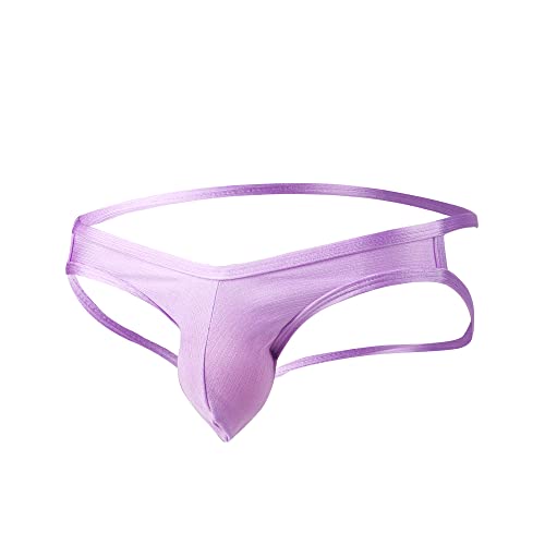 Mens Silky Smooth Open Back Jockstraps Bulge Pouch Undies2