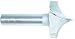 Magnate 7517 Point Cutting Roundover Router Bits - 3/4" Radius; 1/2" Shank Diameter