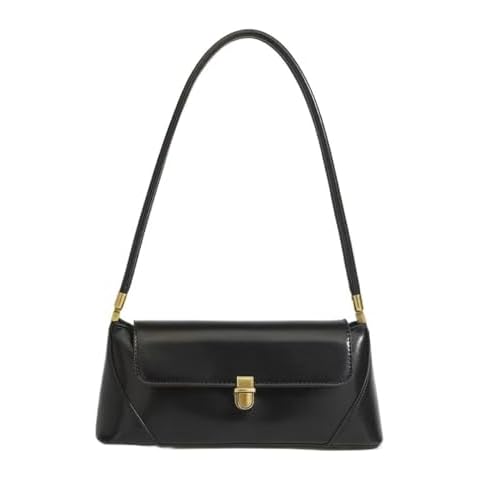 Classic Shoulder Bag for Women Vintage Handbag Retro Small Purse Hobo Handbag Crescent Bags Underarm Bag (Black) Cover