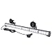 Xprite 27" 24 LED White 7 Modes Traffic Advisor Emergency Warning Vehicle Strobe Light Bar Kit