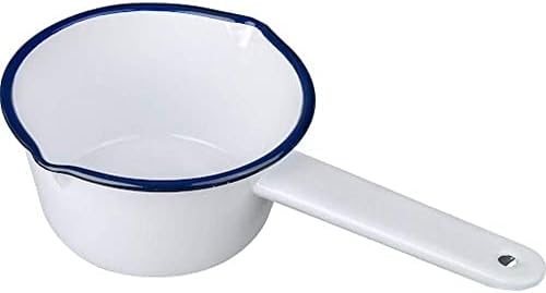 Falcon FLACON White Enamel Milk PAN 14CM, 1-Pack