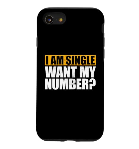 I'am Available Funny Pick-up Line for Women Men My Number �X�}�z�P�[�X iPhone SE (2020) / 7 / 8 �p