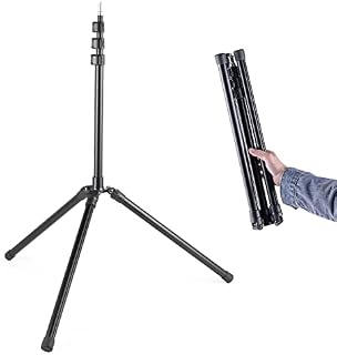 78.7 inch/200cm Light Stand for Photography, Premium Aluminum Photography Tripod Stand, Compatible with Lights, Projector, Softbox, Cameras, Projector, Relfectors, Umbrellas