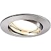 Produktbild Paulmann 93980 LED Einbauleuchte Coin flach Einbaustrahler Komplettset satiniert Einbaurahmen rund Deckenspot 3x6,8W Einbaulampe Eisen schwenkbar
